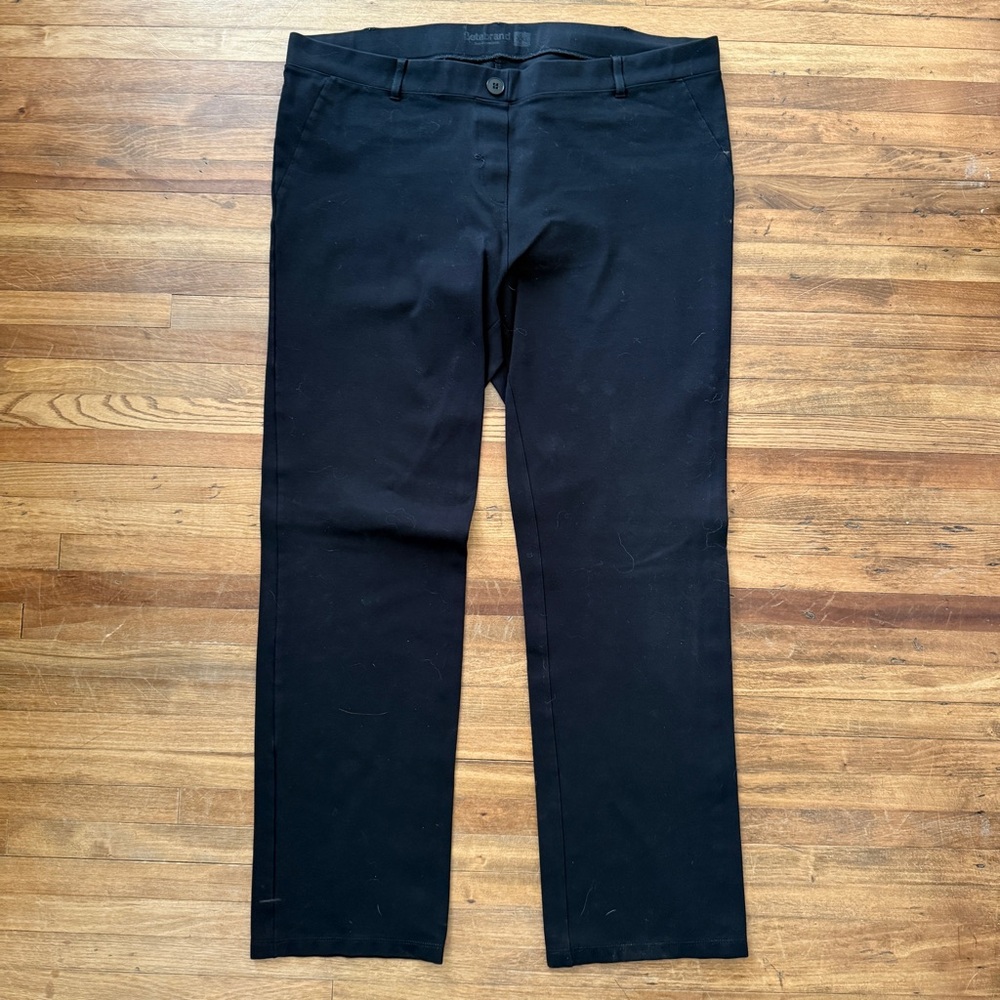 Betabrand Women’s Stretch Dress Pant Black XXL
